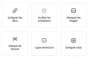 Régler la navigation sur la page