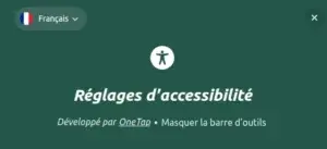 Modifier le langage de l'outil d'accessibilité